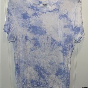 Forever 21 Men's Blue Tie-Dye T-Shirt